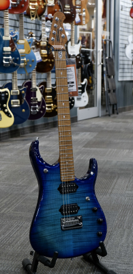 Store Special Product - Ernie Ball Music Man - John Petrucci JP15 Electric Guitar - Cerulean Blue